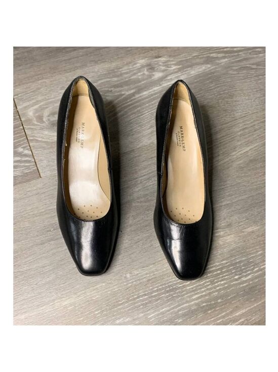walking cradles Shoes - MARK LEMP Classics By Walking Cradles Women's Heel Leather Black Size 6.5 WW